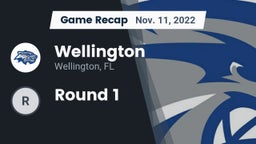 Recap: Wellington  vs. Round 1 2022