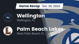 Recap: Wellington  vs. Palm Beach Lakes  2023