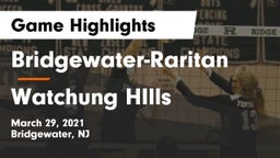 Bridgewater-Raritan  vs Watchung HIlls Game Highlights - March 29, 2021