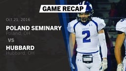 Recap: Poland Seminary  vs. Hubbard  2016