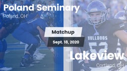 Matchup: Poland Seminary vs. Lakeview  2020