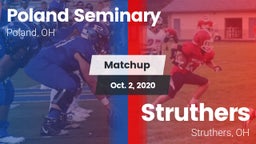 Matchup: Poland Seminary vs. Struthers  2020