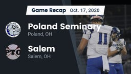Recap: Poland Seminary  vs. Salem  2020