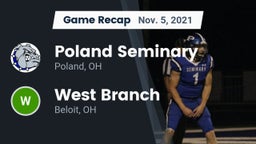 Recap: Poland Seminary  vs. West Branch  2021