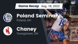 Recap: Poland Seminary  vs. Chaney  2022