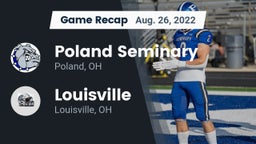 Recap: Poland Seminary  vs. Louisville  2022