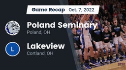 Recap: Poland Seminary  vs. Lakeview  2022