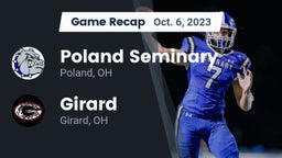 Recap: Poland Seminary  vs. Girard  2023