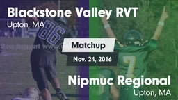 Matchup: Blackstone Valley RV vs. Nipmuc Regional  2016
