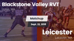 Matchup: Blackstone Valley RV vs. Leicester  2018