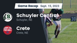 Recap: Schuyler Central  vs. Crete  2023
