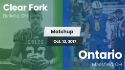 Matchup: Clear Fork vs. Ontario  2017