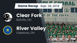 Recap: Clear Fork  vs. River Valley  2018
