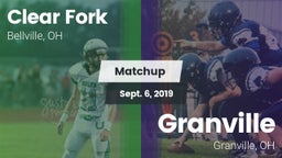 Matchup: Clear Fork vs. Granville  2019