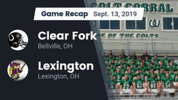 Recap: Clear Fork  vs. Lexington  2019