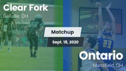 Matchup: Clear Fork vs. Ontario  2020