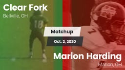 Matchup: Clear Fork vs. Marion Harding  2020