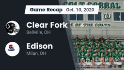 Recap: Clear Fork  vs. Edison  2020