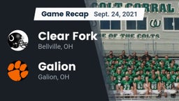 Recap: Clear Fork  vs. Galion  2021