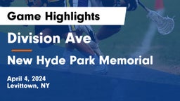 Division Ave  vs New Hyde Park Memorial  Game Highlights - April 4, 2024