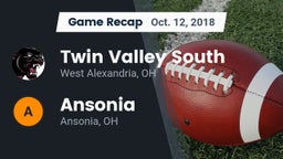 Recap: Twin Valley South  vs. Ansonia  2018