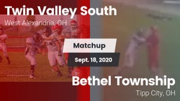 Matchup: Twin Valley South vs. Bethel Township  2020