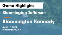 Bloomington Jefferson  vs Bloomington Kennedy  Game Highlights - April 17, 2024