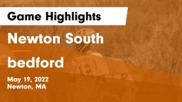 Newton South  vs bedford Game Highlights - May 19, 2022
