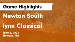 Newton South  vs lynn Classical Game Highlights - June 5, 2022