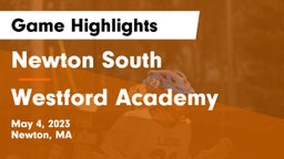 Newton South  vs Westford Academy  Game Highlights - May 4, 2023