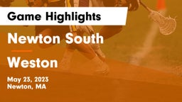 Newton South  vs Weston  Game Highlights - May 23, 2023