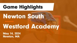 Newton South  vs Westford Academy  Game Highlights - May 14, 2024