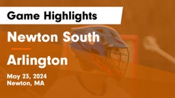 Newton South  vs Arlington  Game Highlights - May 23, 2024