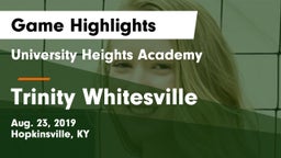 University Heights Academy vs Trinity Whitesville Game Highlights - Aug. 23, 2019