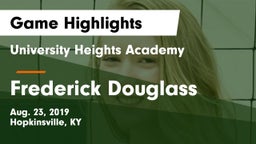University Heights Academy vs Frederick Douglass Game Highlights - Aug. 23, 2019