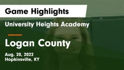 University Heights Academy vs Logan County  Game Highlights - Aug. 20, 2022