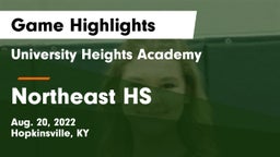 University Heights Academy vs Northeast HS Game Highlights - Aug. 20, 2022