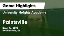 University Heights Academy vs Paintsville  Game Highlights - Sept. 16, 2023