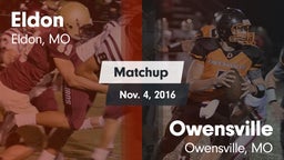 Matchup: Eldon vs. Owensville  2016