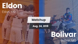 Matchup: Eldon vs. Bolivar  2018