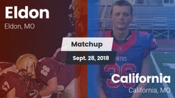 Matchup: Eldon vs. California  2018