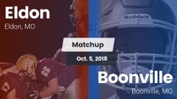 Matchup: Eldon vs. Boonville  2018