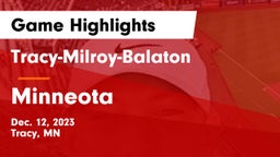 Tracy-Milroy-Balaton  vs Minneota  Game Highlights - Dec. 12, 2023