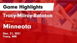 Tracy-Milroy-Balaton  vs Minneota  Game Highlights - Dec. 21, 2021
