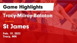 Tracy-Milroy-Balaton  vs St James Game Highlights - Feb. 19, 2022