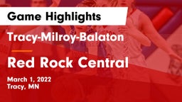 Tracy-Milroy-Balaton  vs Red Rock Central  Game Highlights - March 1, 2022
