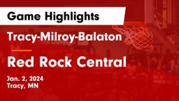 Tracy-Milroy-Balaton  vs Red Rock Central  Game Highlights - Jan. 2, 2024
