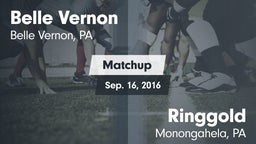 Matchup: Belle Vernon vs. Ringgold  2016