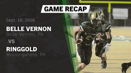 Recap: Belle Vernon  vs. Ringgold  2016