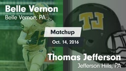 Matchup: Belle Vernon vs. Thomas Jefferson  2016
